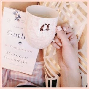 Anthropologie “a” initial mug